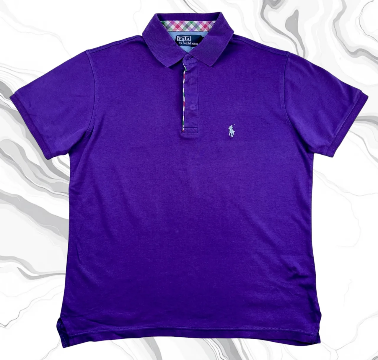 Polo Ralph Lauren Purple Contrast Polo L – photo 4
