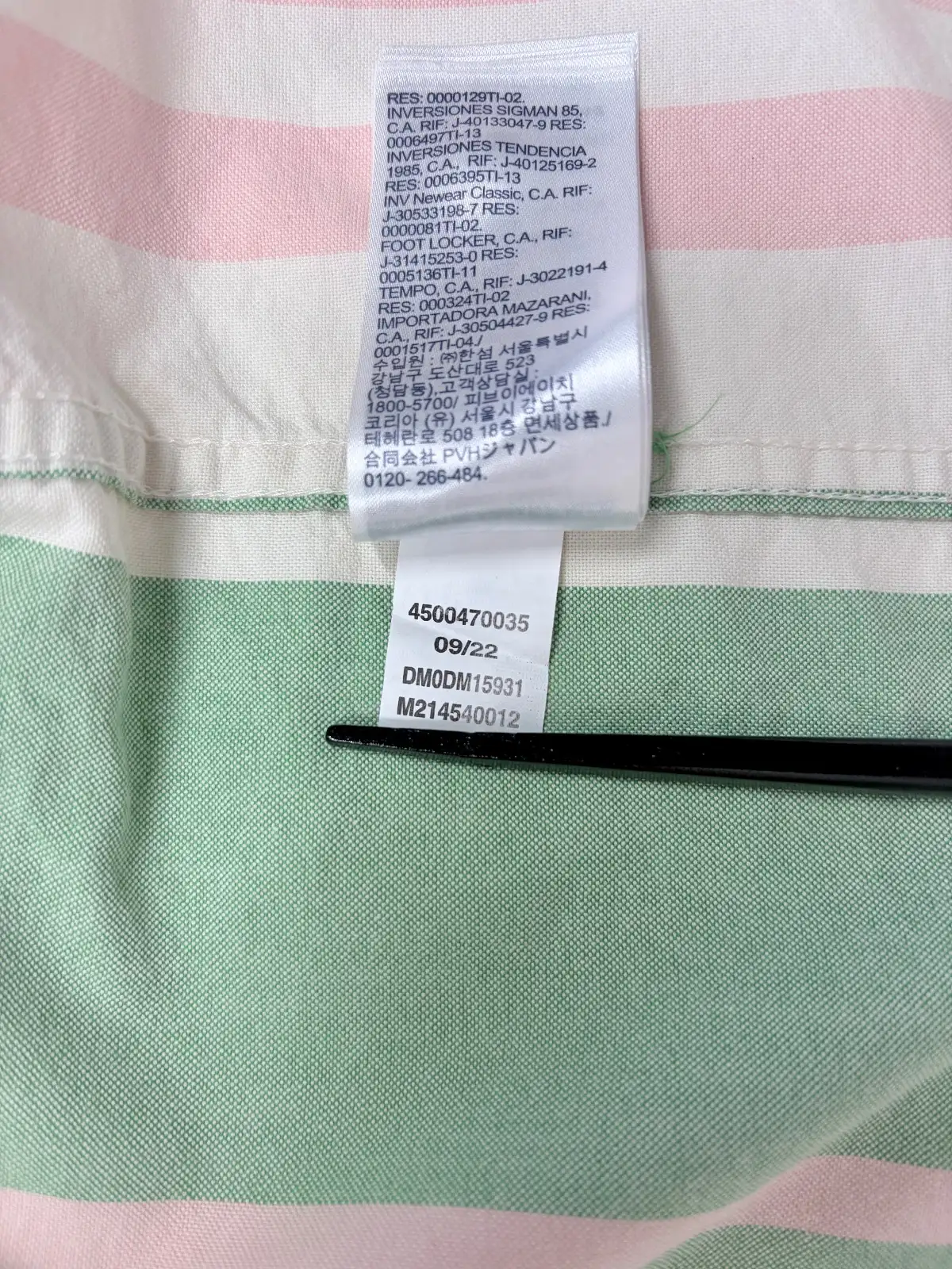 Tommy Jeans TJM Classic Bold Stripe Shirt XL – photo 8