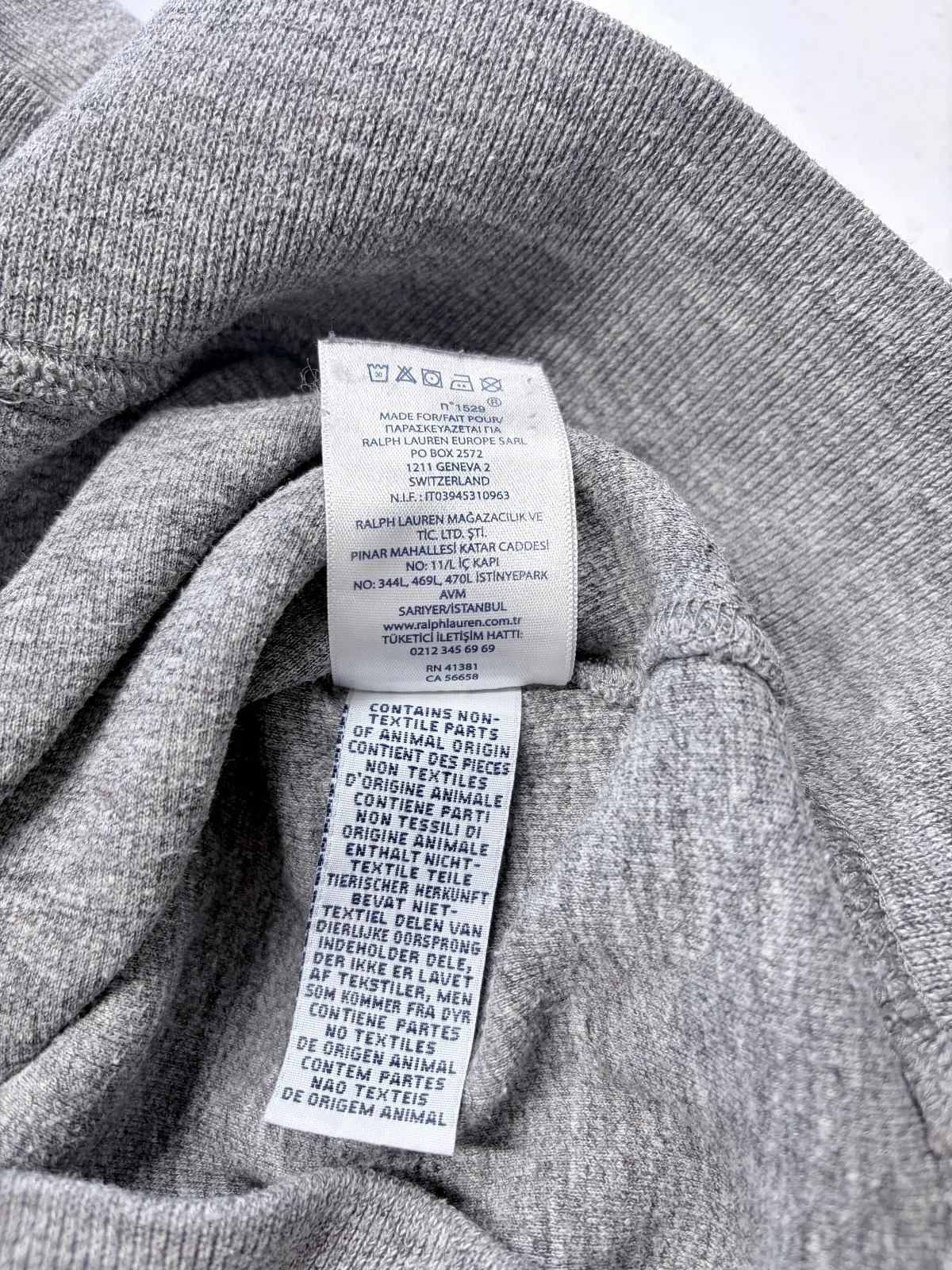 Polo Ralph Lauren Grey Shawl Collar Cotton Sweater M – photo 8