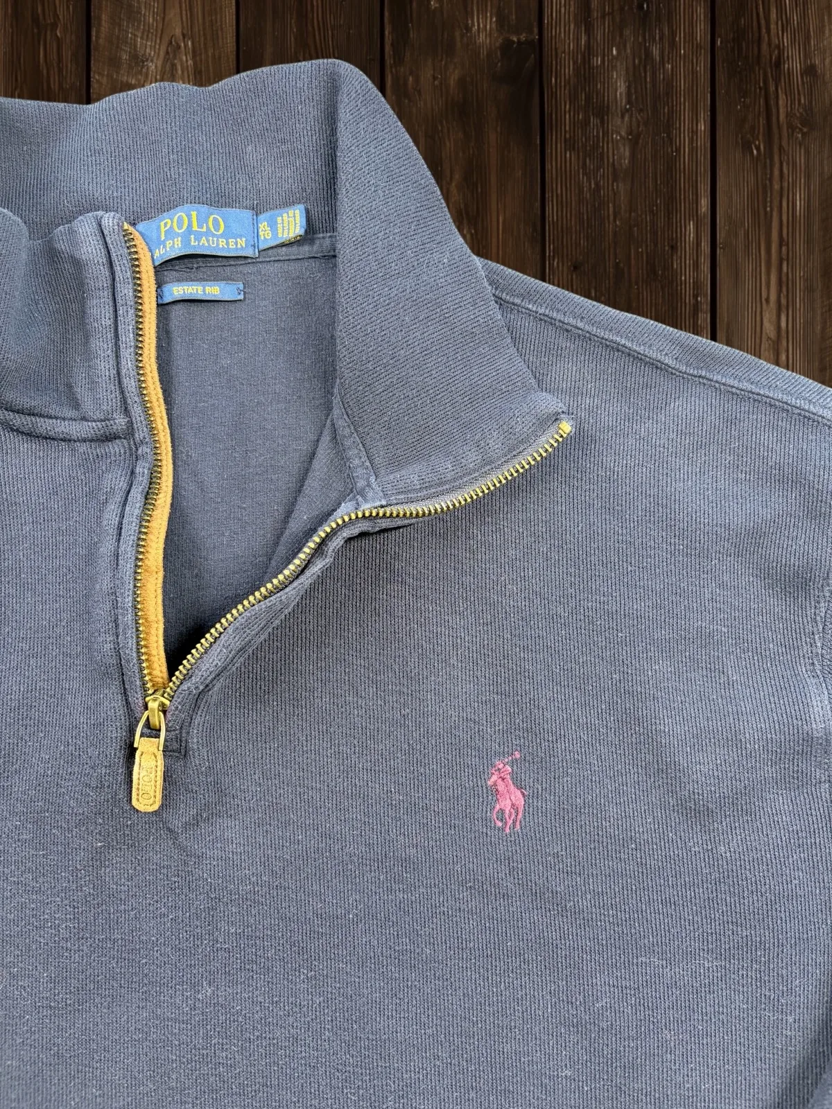 Polo Ralph Lauren Estate Rib Quarter Zip XL – photo 2