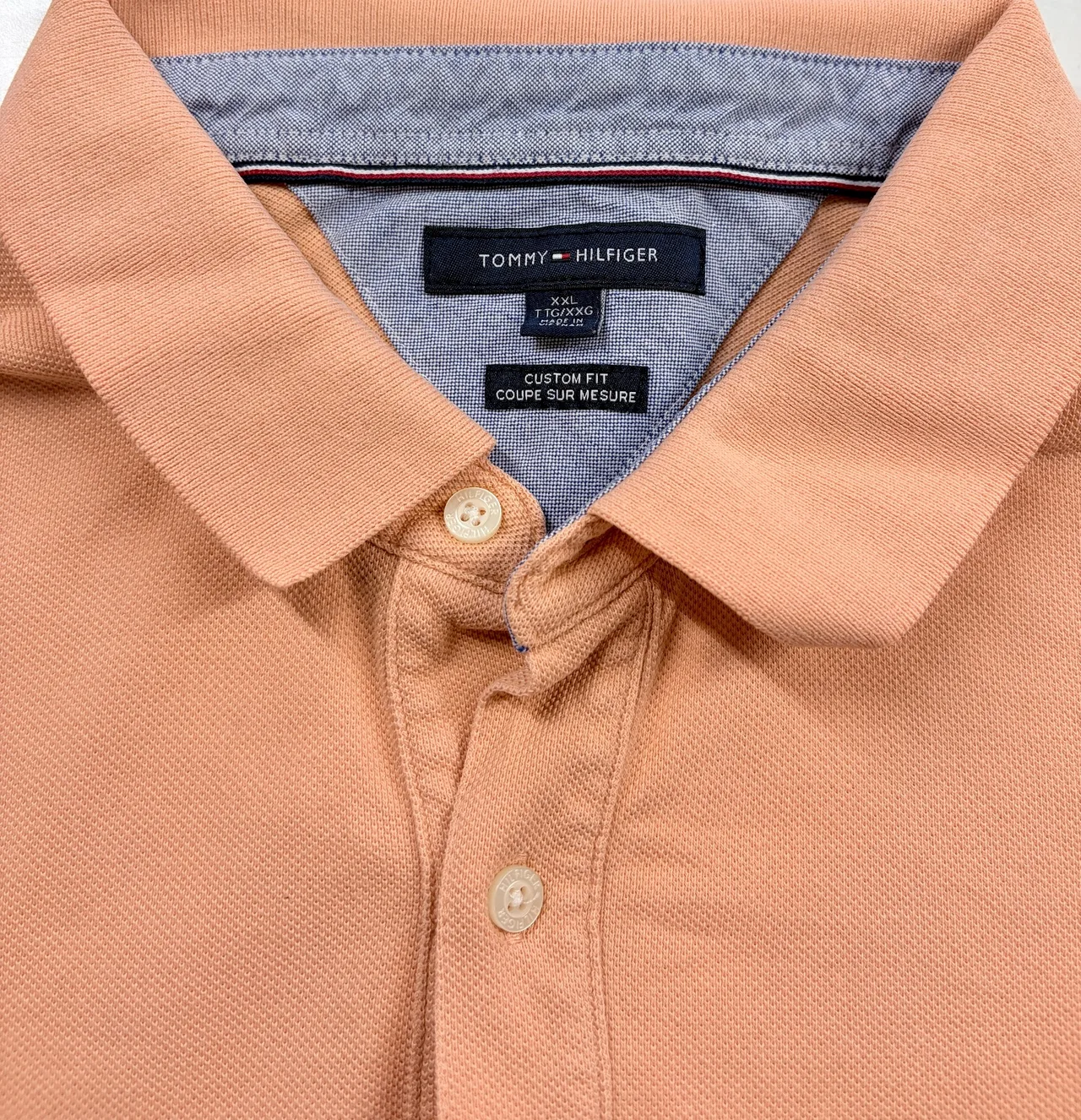 Tommy Hilfiger Peach Custom Fit Polo XXL — photo 3