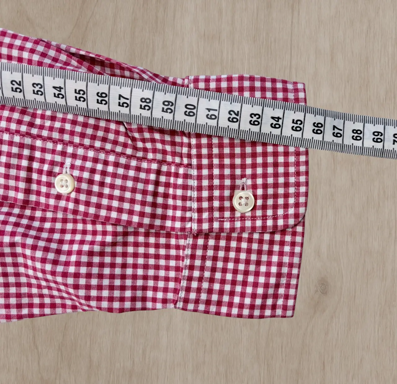 Polo Ralph Lauren Red White Gingham Custom Fit Shirt Mens M – photo 7