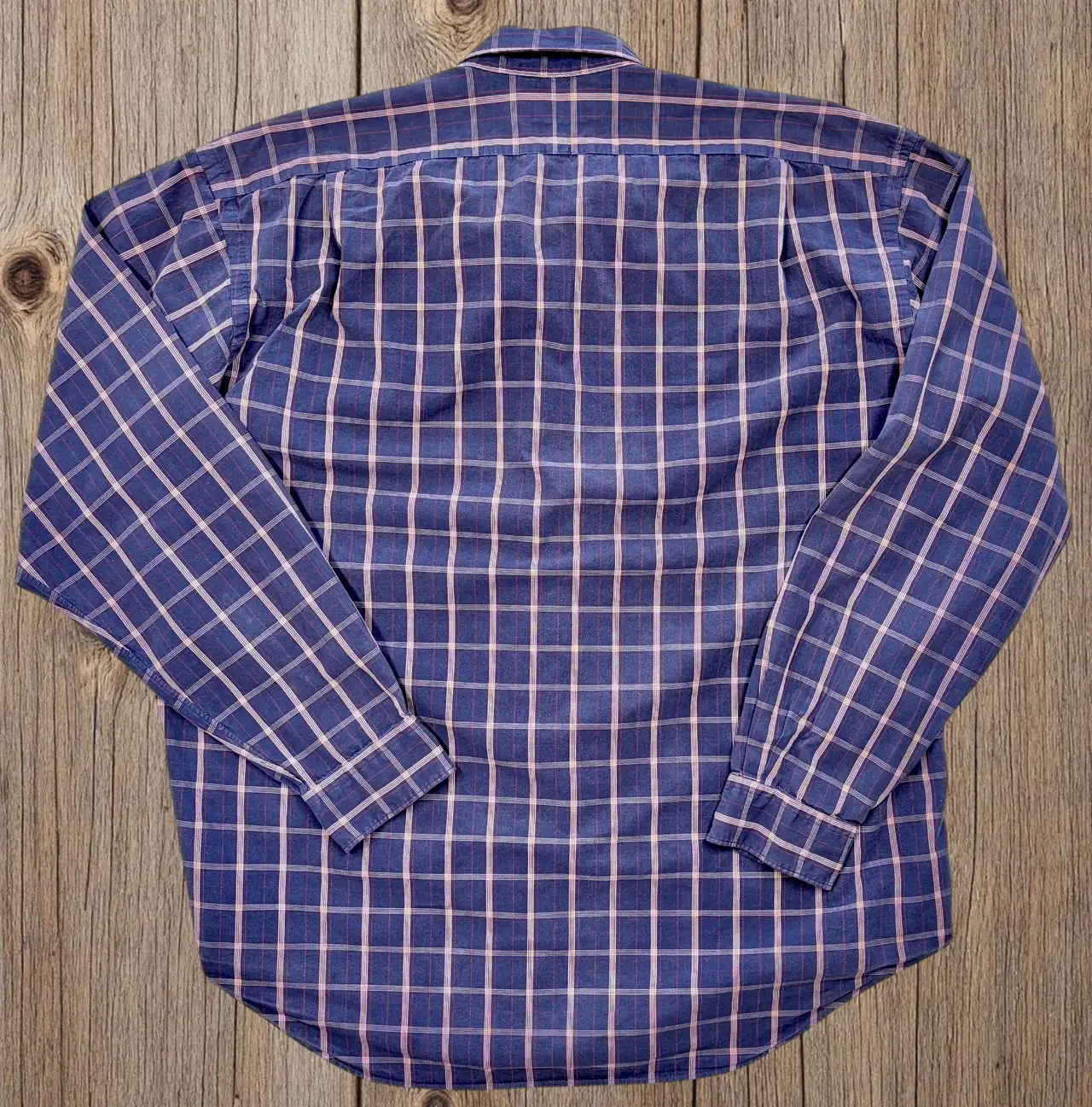 Polo Ralph Lauren Marlowe XL Navy Red Check 100% Cotton Shirt – photo 4