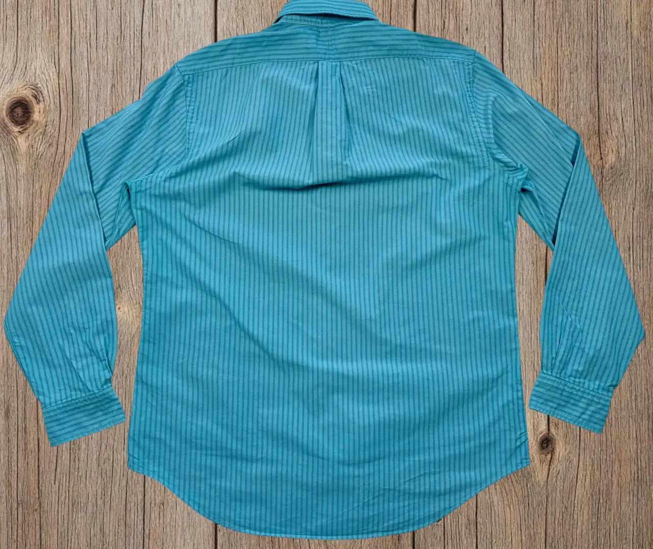 Ralph Lauren Turquoise Stripe Cotton Shirt – L – photo 4