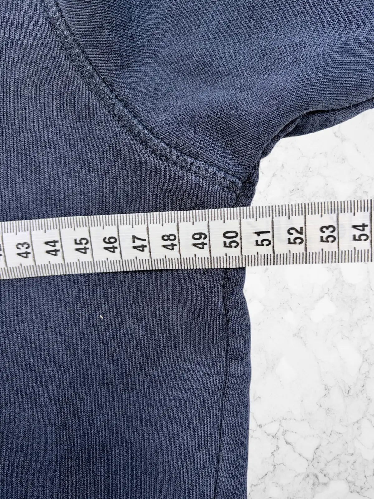 Tommy Hilfiger Embroidered Logo Crewneck Sweatshirt Navy XS – photo 6