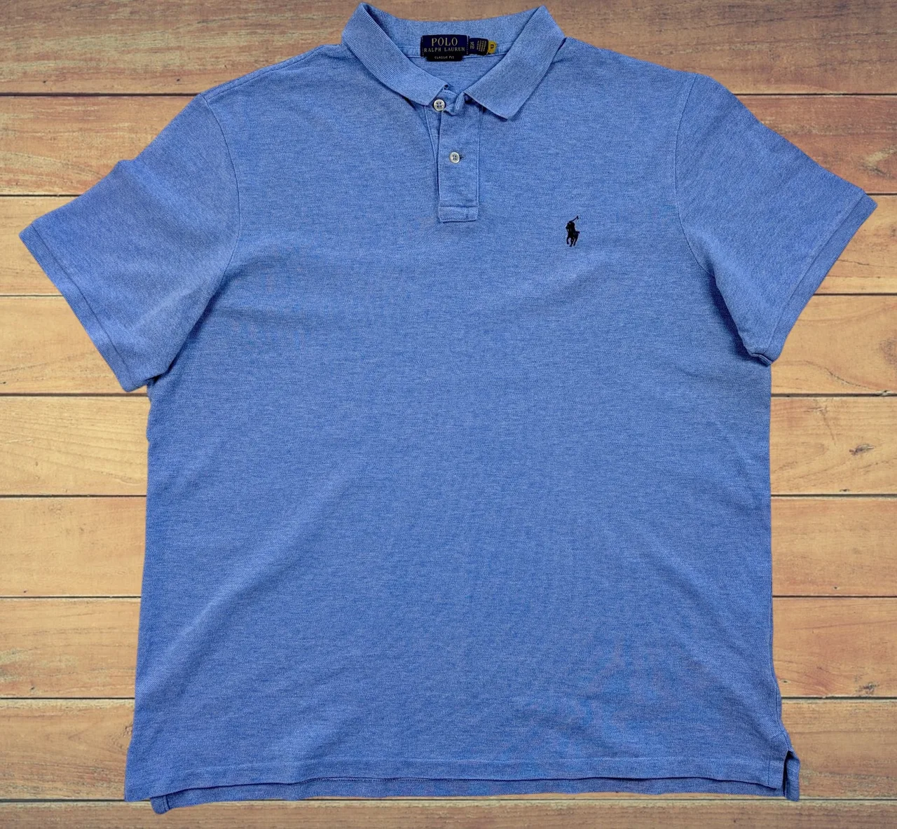 Polo Ralph Lauren Heather Blue Classic Fit Polo XL – photo 3