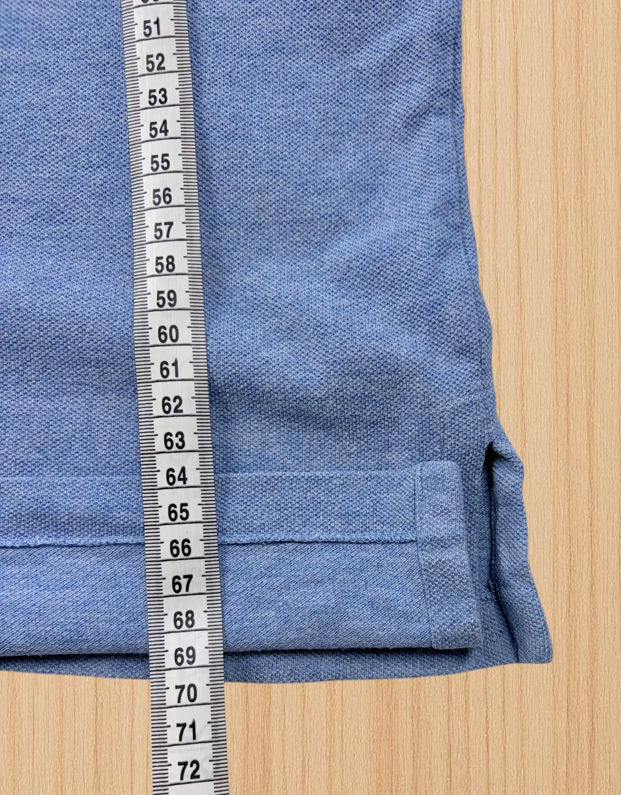 Polo Ralph Lauren Light Blue Piqué Polo Shirt Yellow Pony L – photo 7