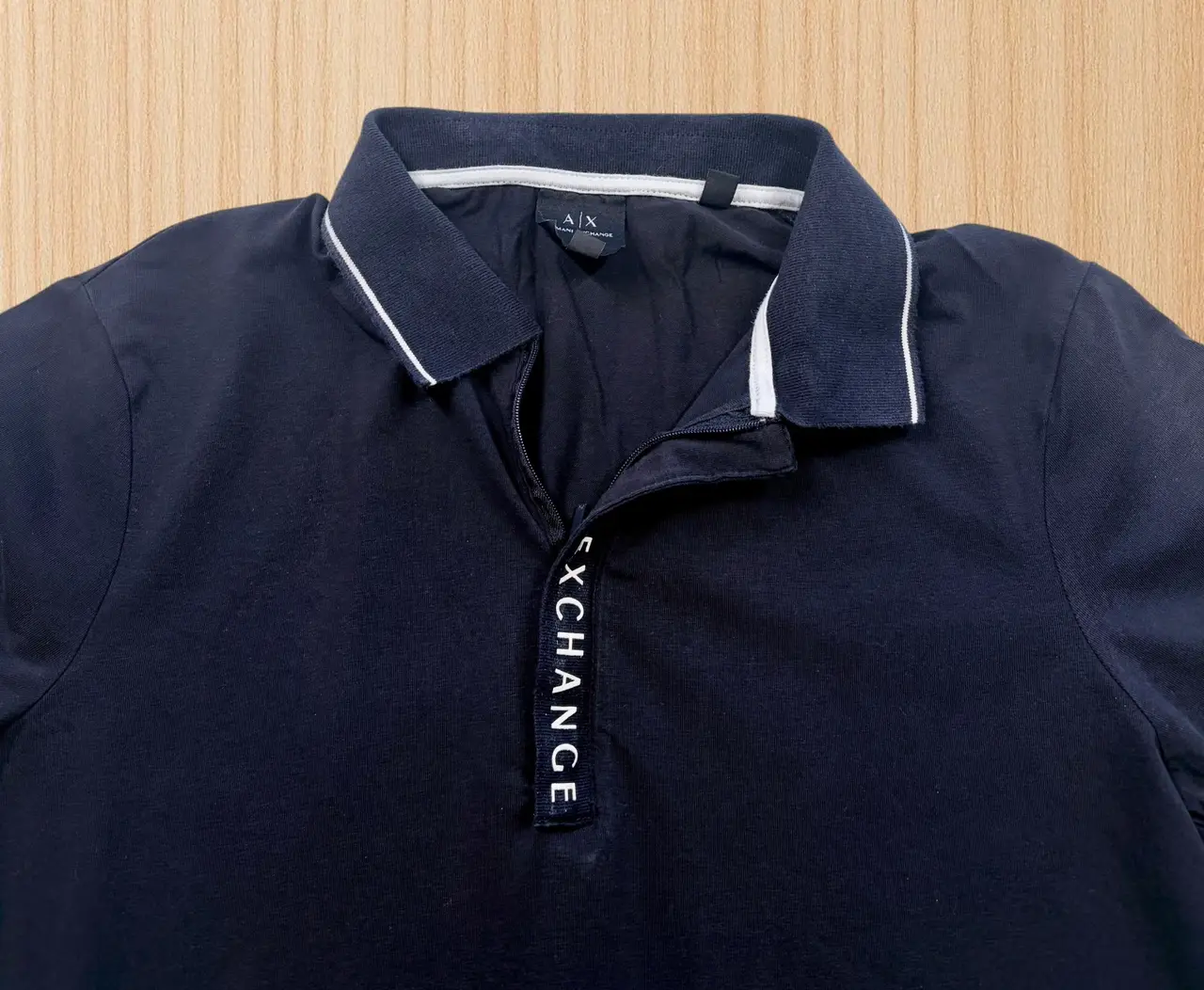 Armani Exchange A|X Logo Zip Polo – S – photo 3