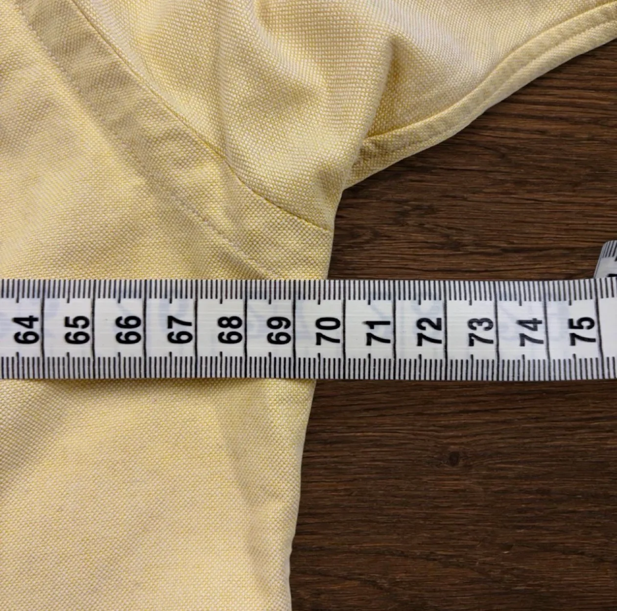 Vintage 90s Polo Ralph Lauren Blake Yellow Oxford Shirt L — photo 7