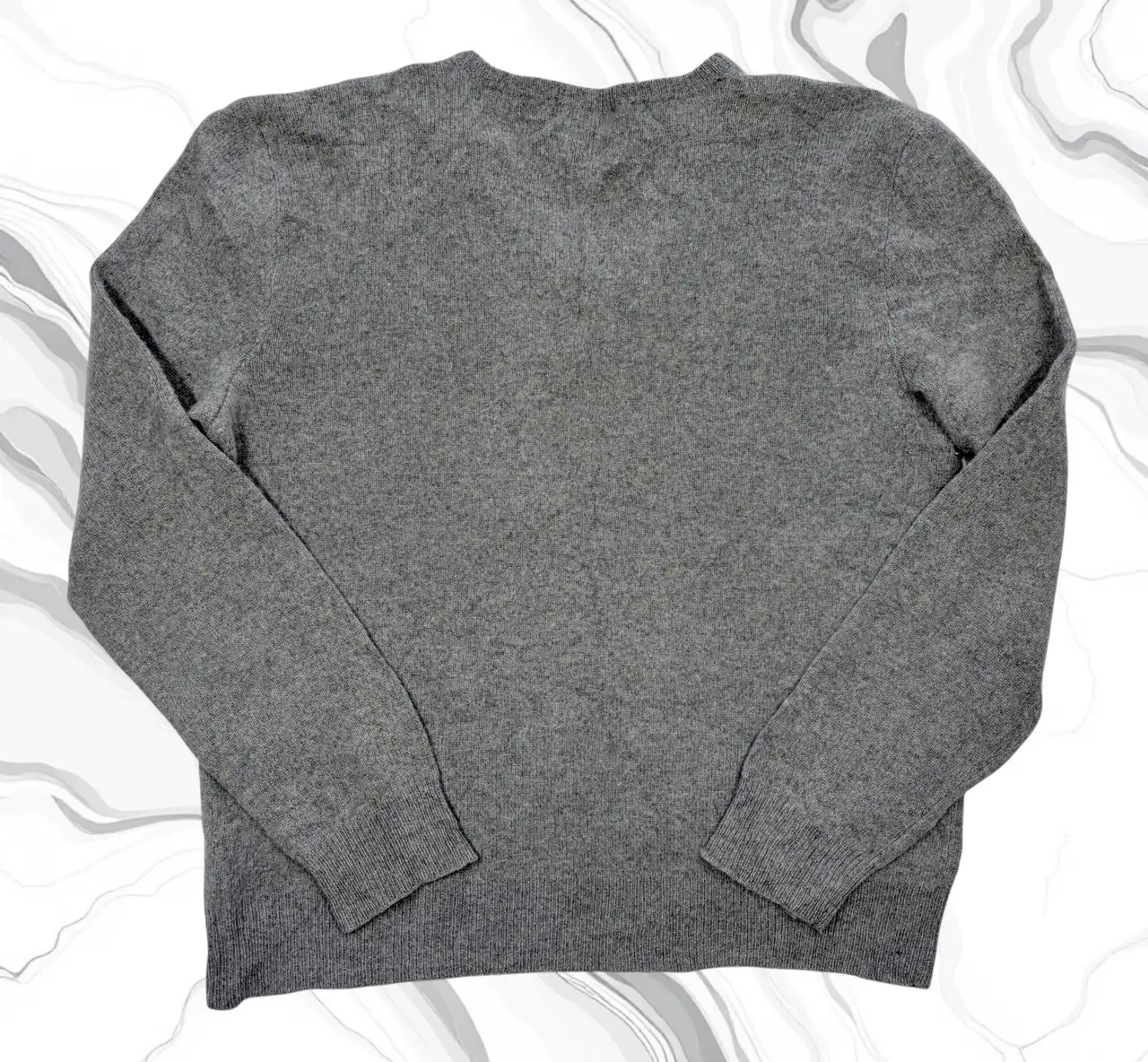 Polo Ralph Lauren 100% Lambswool V-Neck XL Grey – photo 5