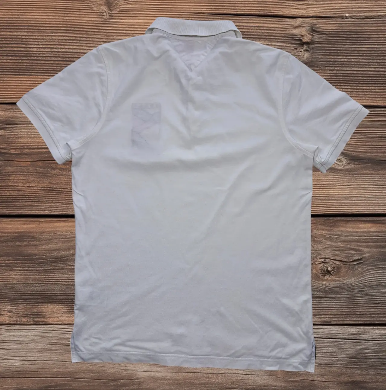 Tommy Hilfiger Icon Wavy Flag White Polo XL – photo 4