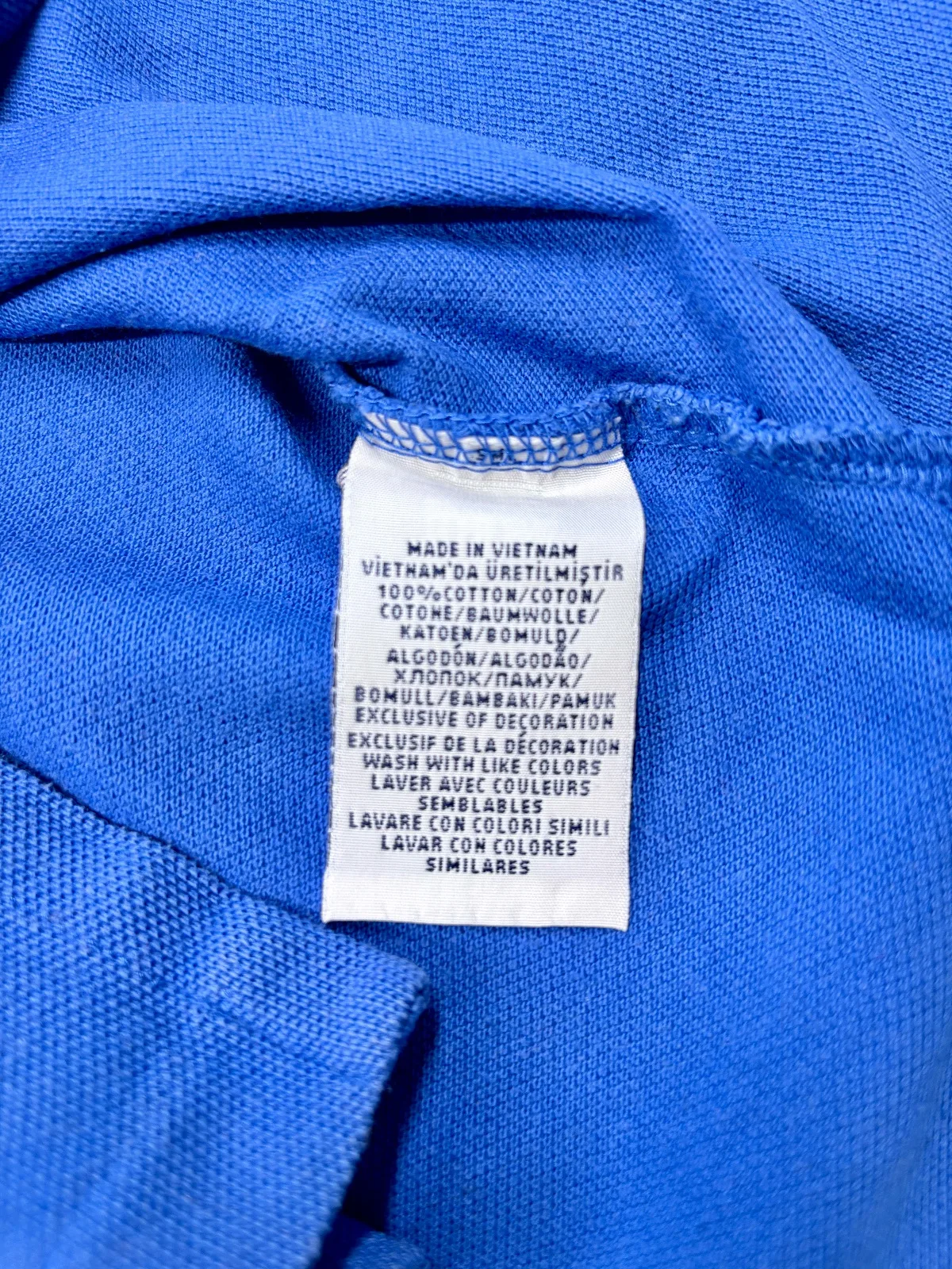 Polo Ralph Lauren Royal Blue Polo Shirt L Orange Pony – photo 9
