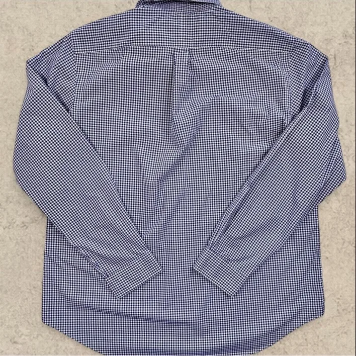 Polo Ralph Lauren Navy Gingham Shirt Red Pony – XL — photo 4