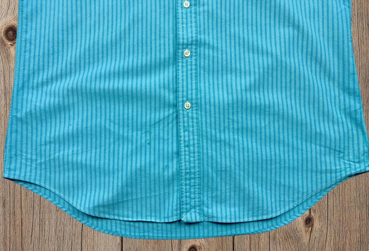 Ralph Lauren Turquoise Stripe Cotton Shirt – L – photo 8