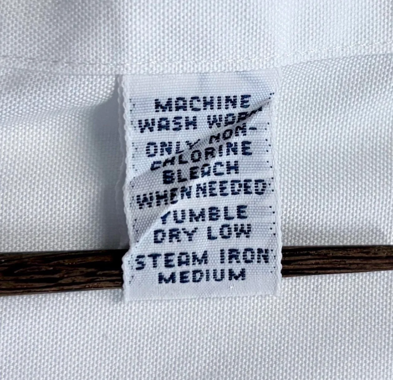 Vintage 90s Ralph Lauren Yarmouth White Pinpoint Oxford Shirt 17-34 / XL — photo 7