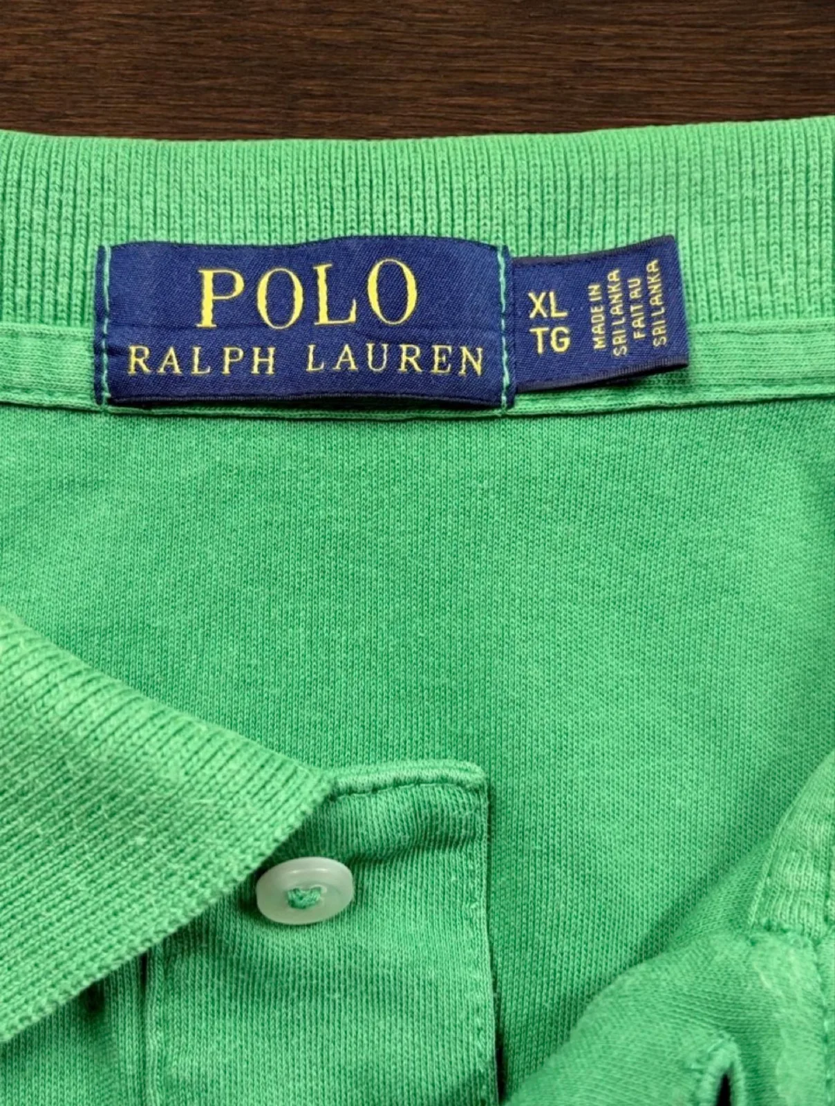 Polo Ralph Lauren Kelly Green Polo – Orange Pony XL — photo 5