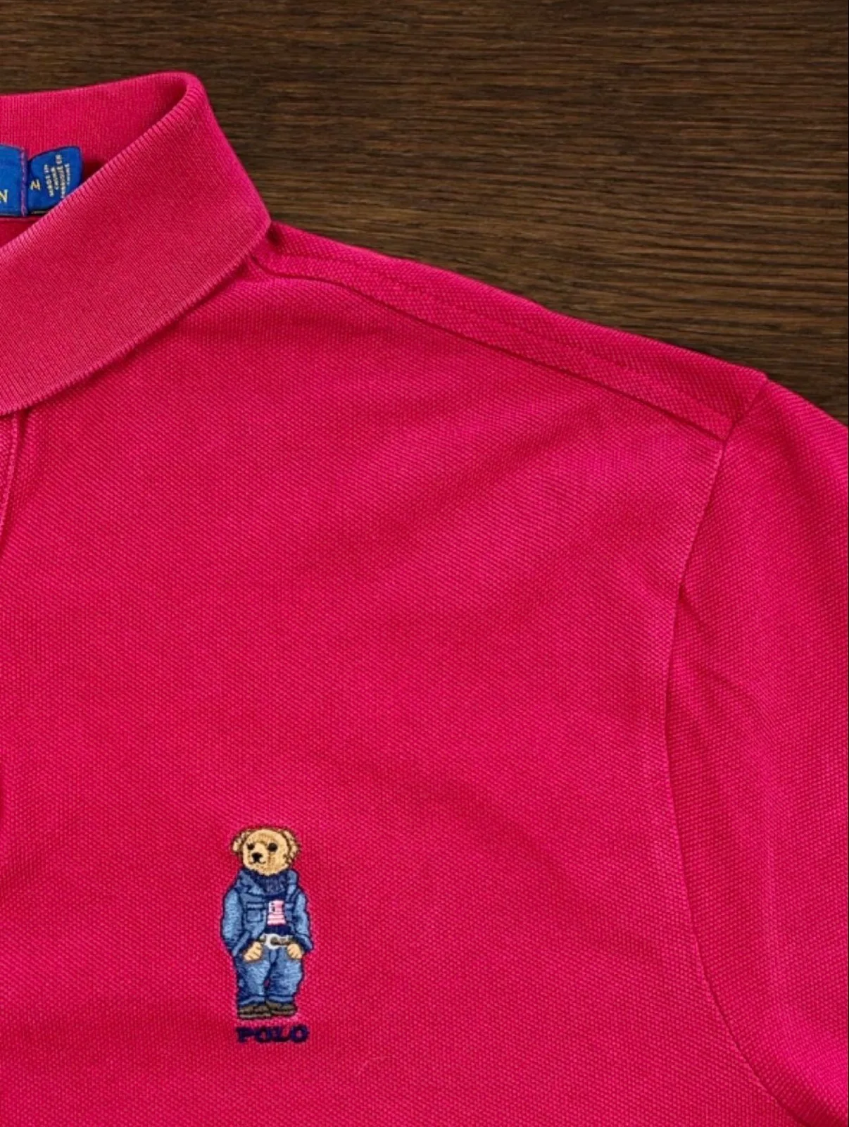 Polo Ralph Lauren Polo Bear Red Custom Slim Fit Polo M — photo 2