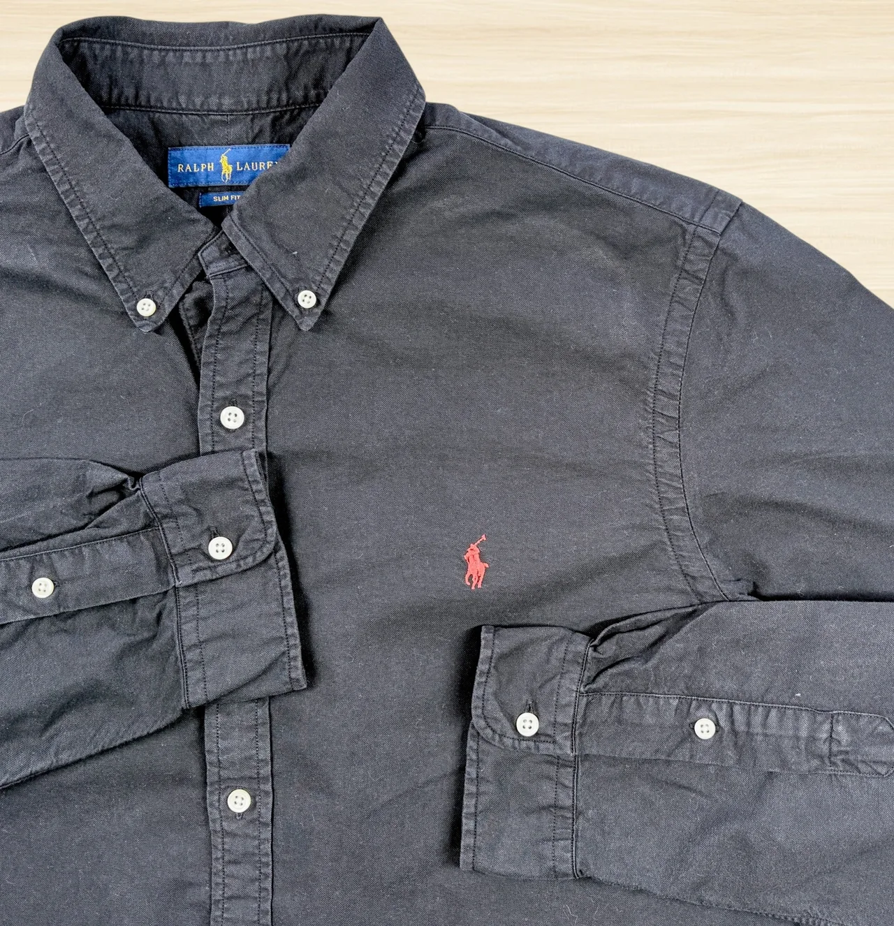 Polo Ralph Lauren Black Oxford Shirt XL — photo 2