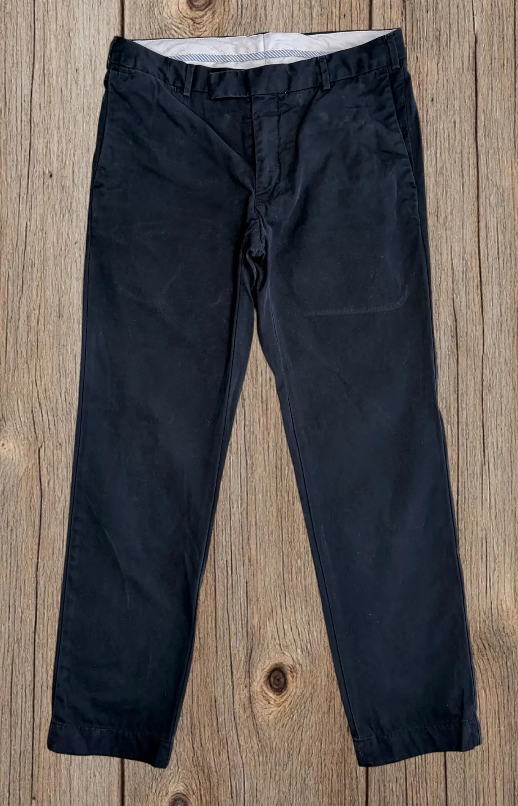 Polo Ralph Lauren Slim Fit Navy Cotton Chino Trousers W31 L32 – photo 3