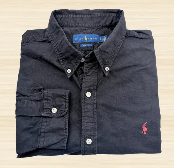 Polo Ralph Lauren Black Oxford Shirt XL