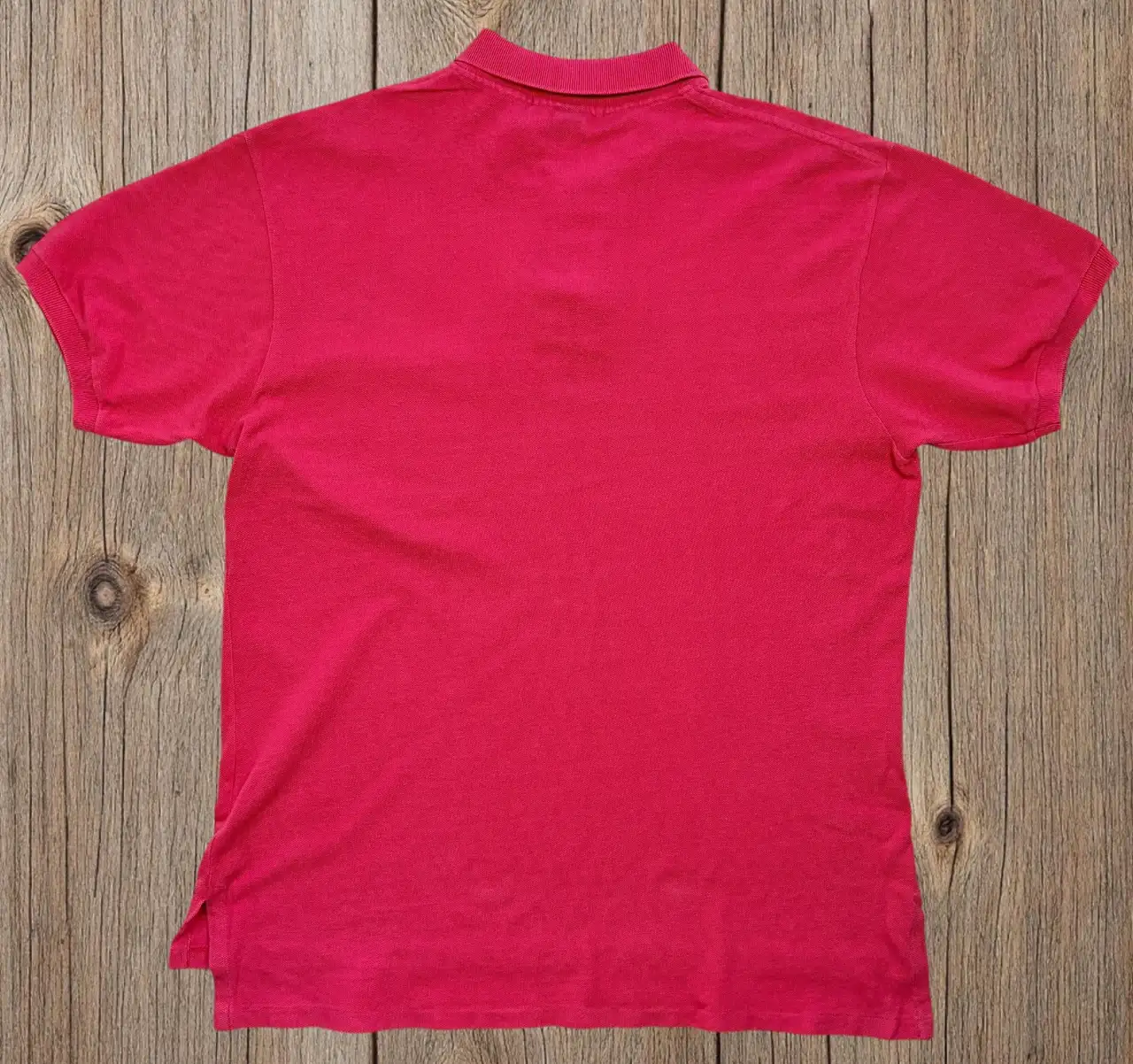 Vintage 90s Polo Ralph Lauren Polo Bear Pocket Polo Shirt Red Made in USA M – photo 4