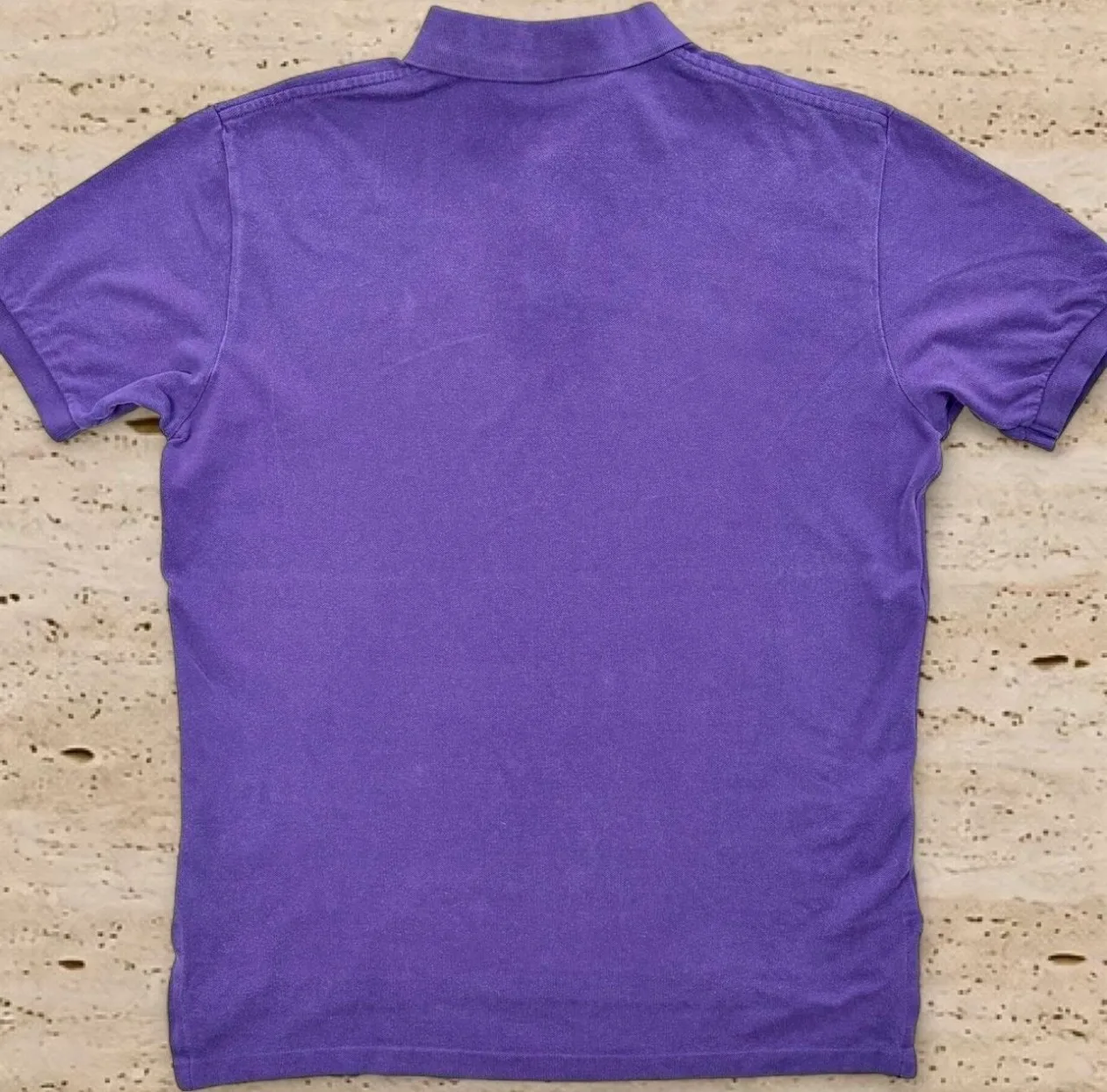 Vintage Polo Ralph Lauren Purple Polo Shirt Large 2000s Orange Pony — photo 4