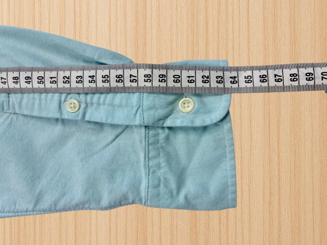 Ralph Lauren Custom Fit Oxford Shirt XL Aqua Blue – photo 7