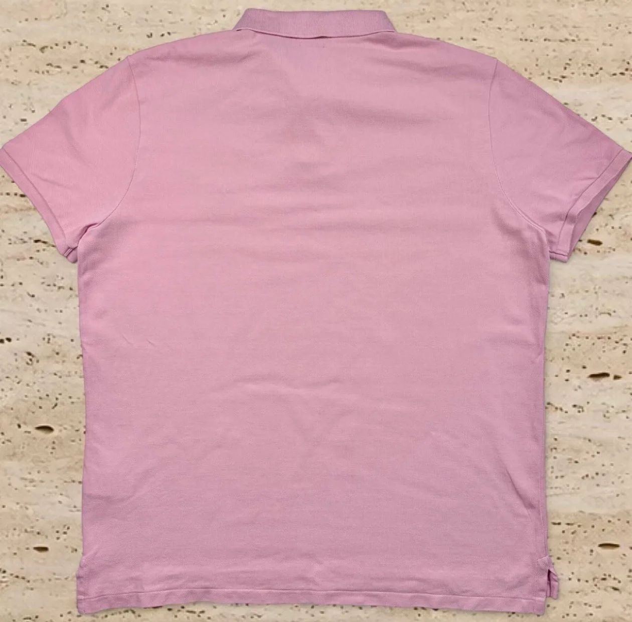 Ralph Lauren Dusty Pink Polo XL | Blue Custom Slim Fit — photo 4