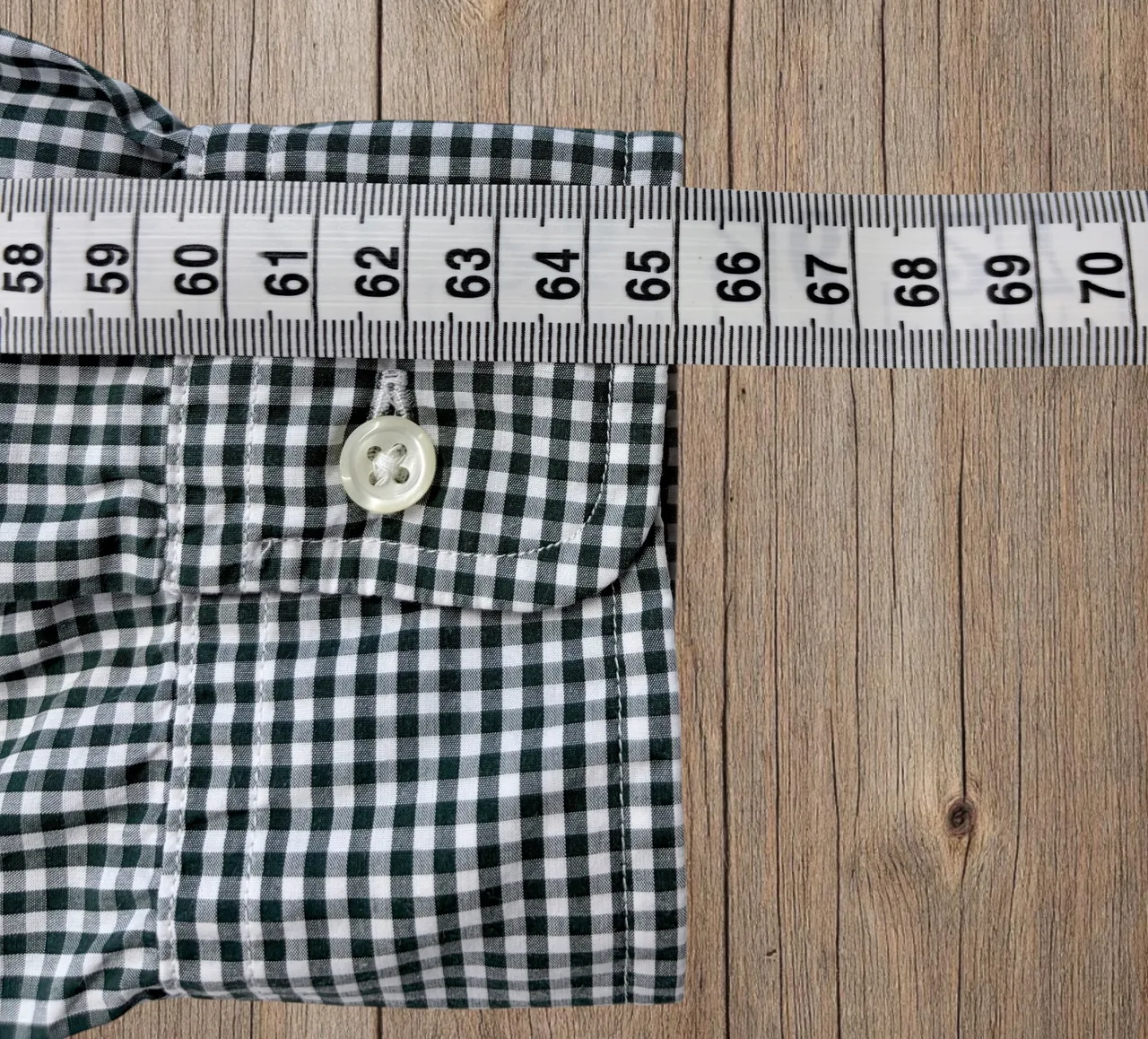 Ralph Lauren Green Gingham Shirt S Orange Pony — photo 10