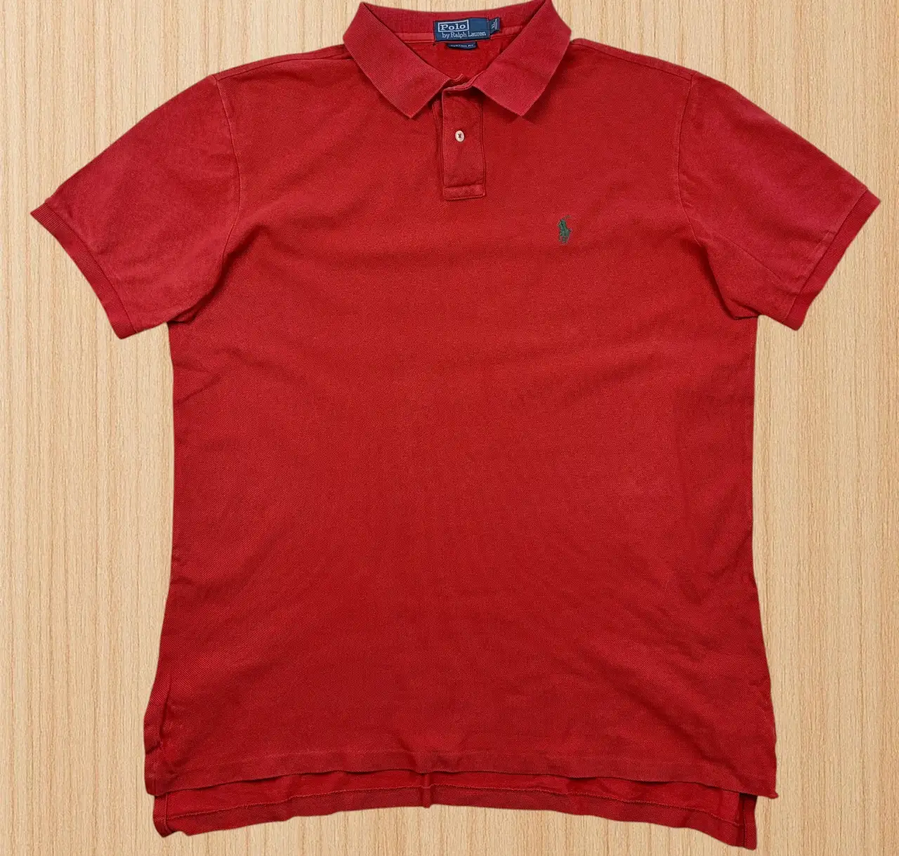 Polo Ralph Lauren Red Custom Fit Polo XL – photo 3