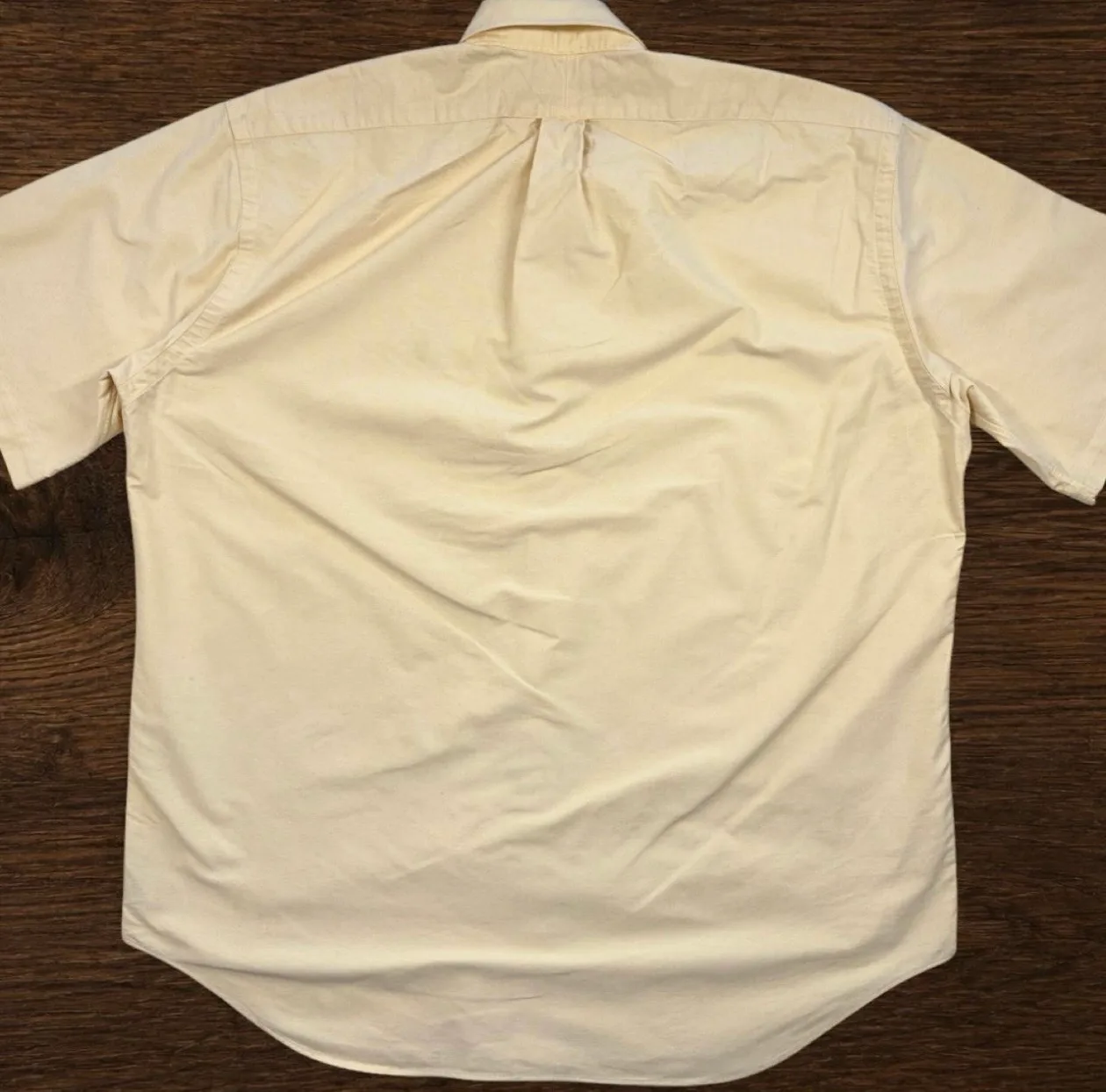 Vintage 90s Polo Ralph Lauren Blake Yellow Oxford Shirt L — photo 4