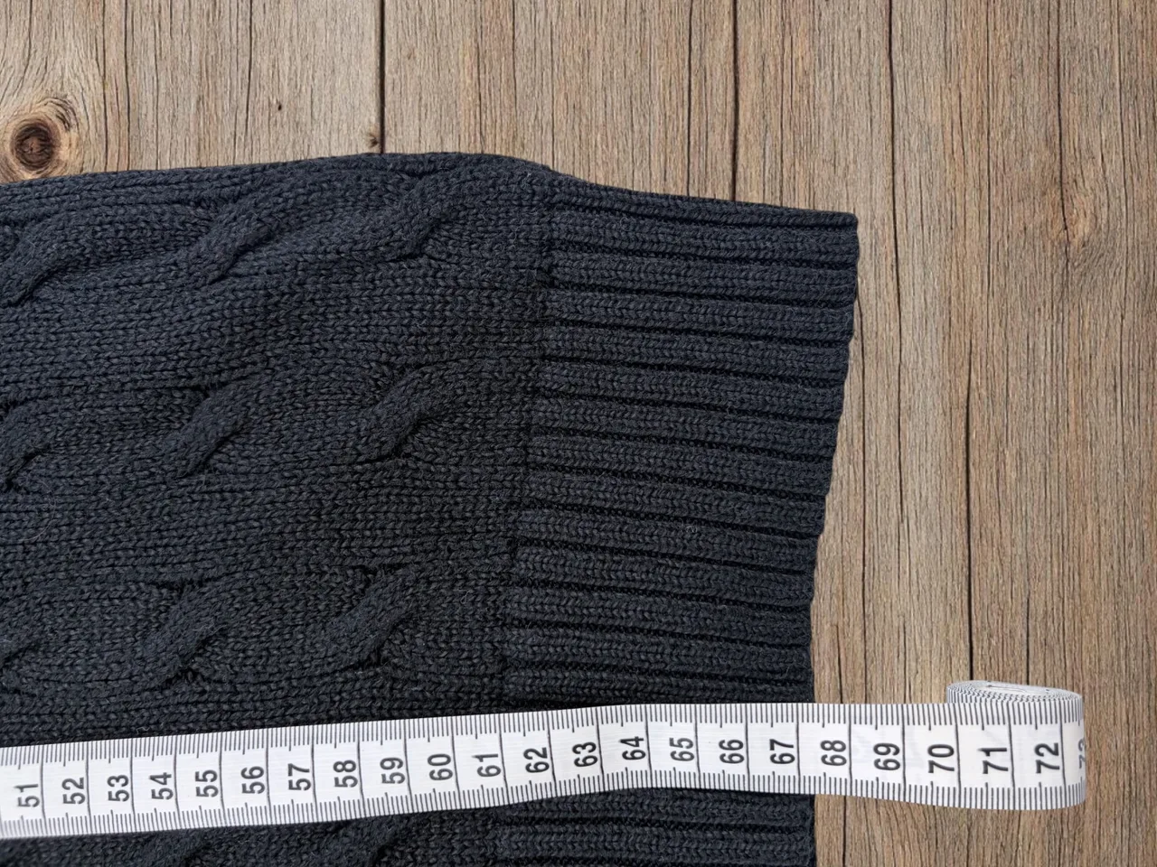 Polo Ralph Lauren Black Cable Knit Jumper XL – photo 7