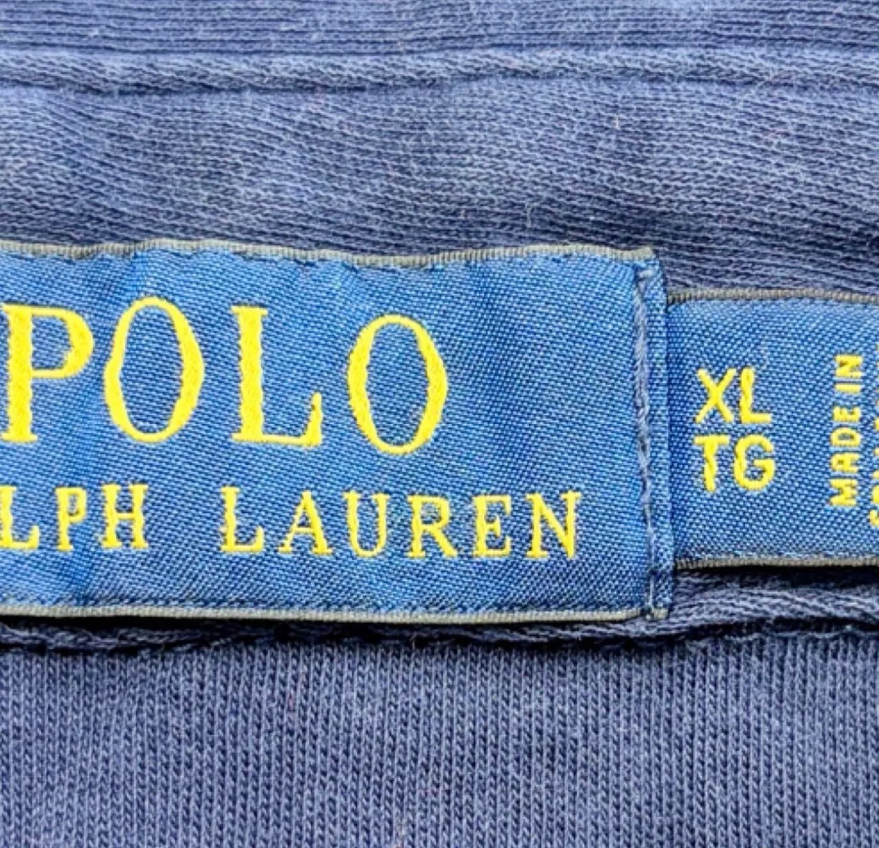 Polo Ralph Lauren Navy Blue Polo Shirt White Pony Men’s XL — photo 5