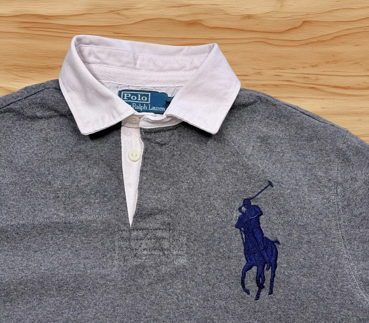 Vintage Polo Ralph Lauren Big Pony #3 Rugby S – photo 2
