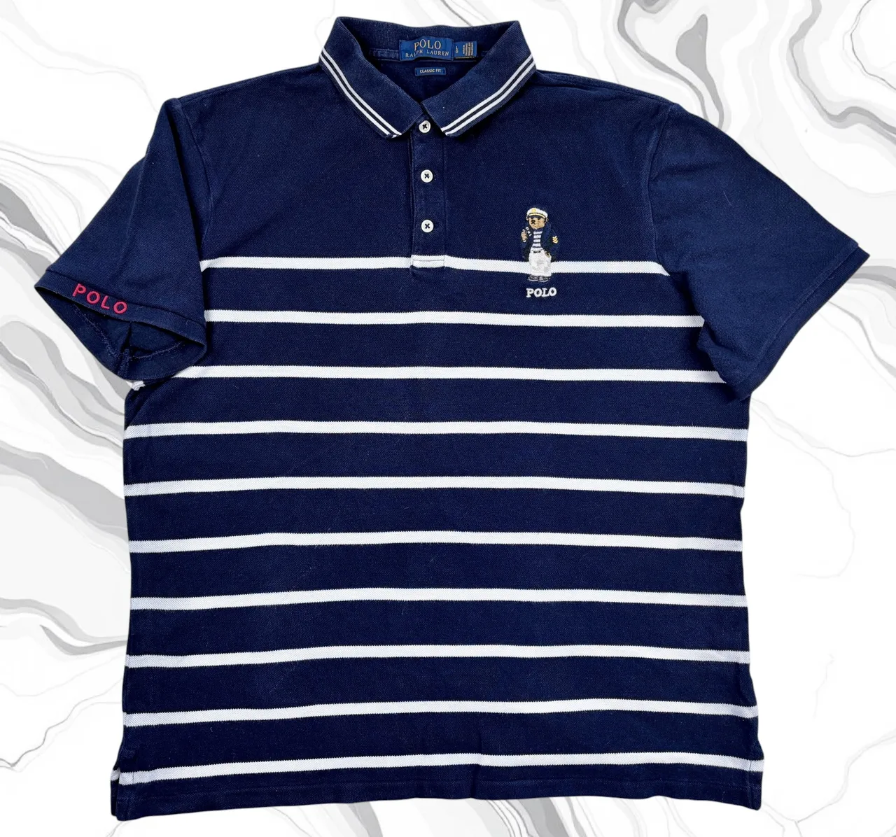 Polo Ralph Lauren Captain Bear Polo Navy L — photo 3