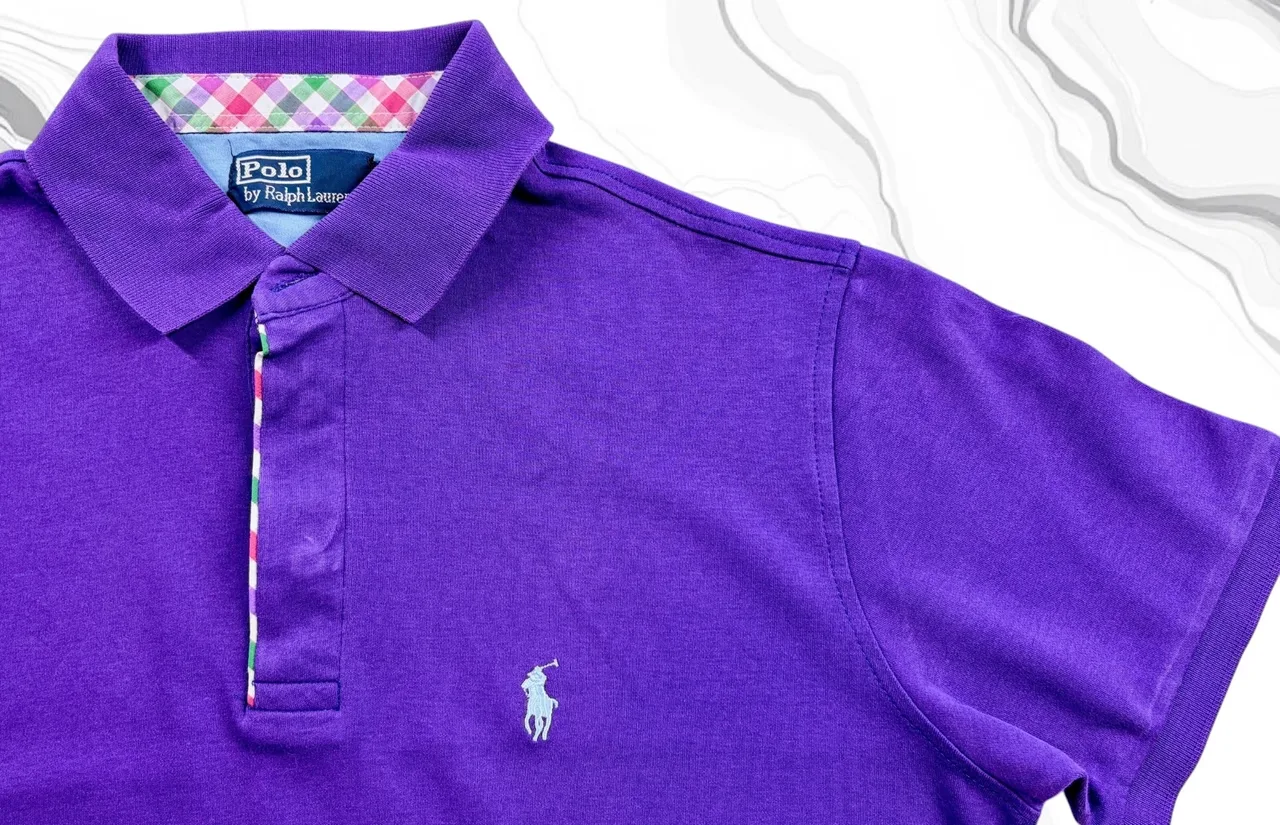 Polo Ralph Lauren Purple Contrast Polo L – photo 3