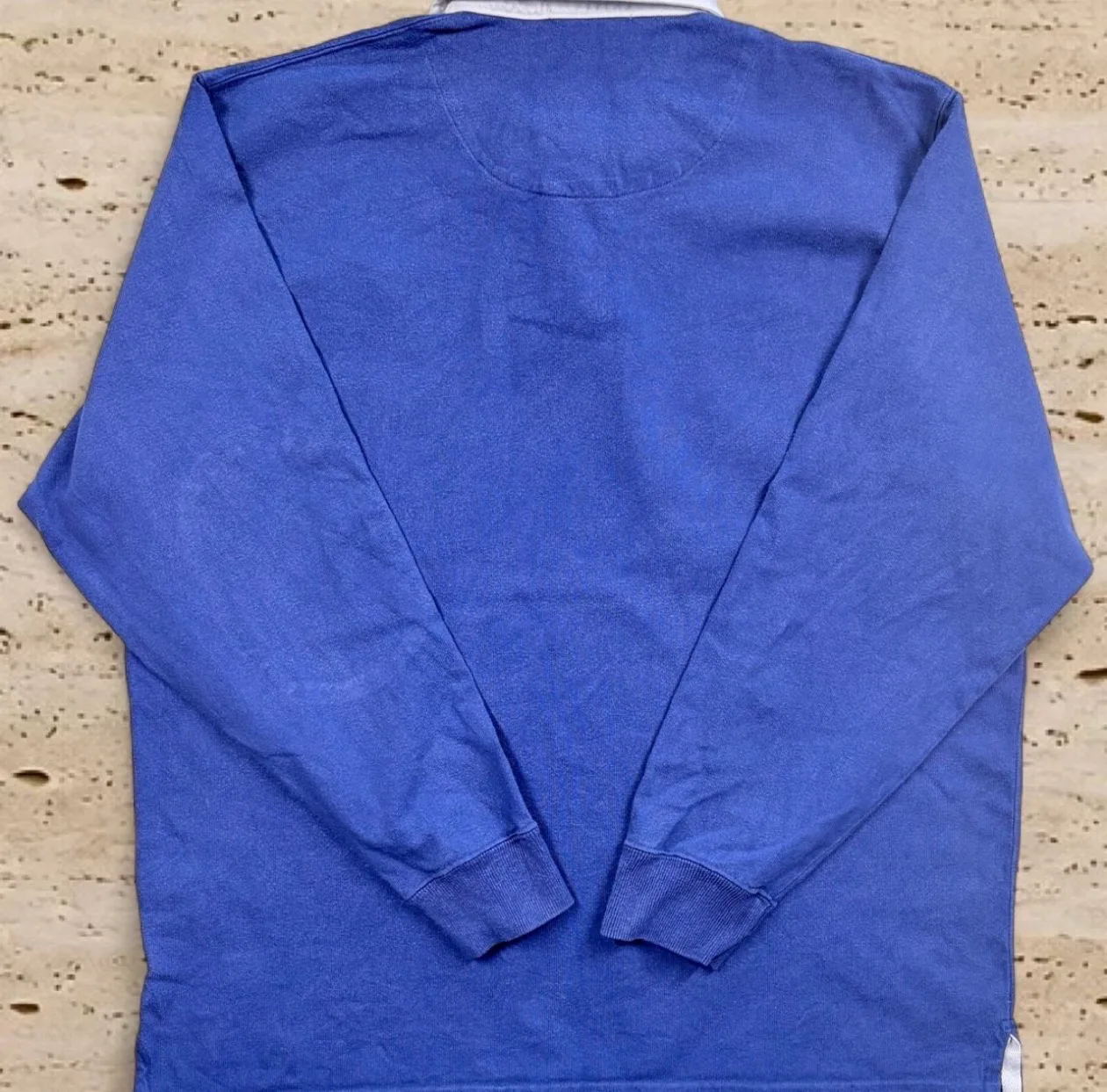 Vintage Polo Ralph Lauren Blue Rugby Shirt — photo 5