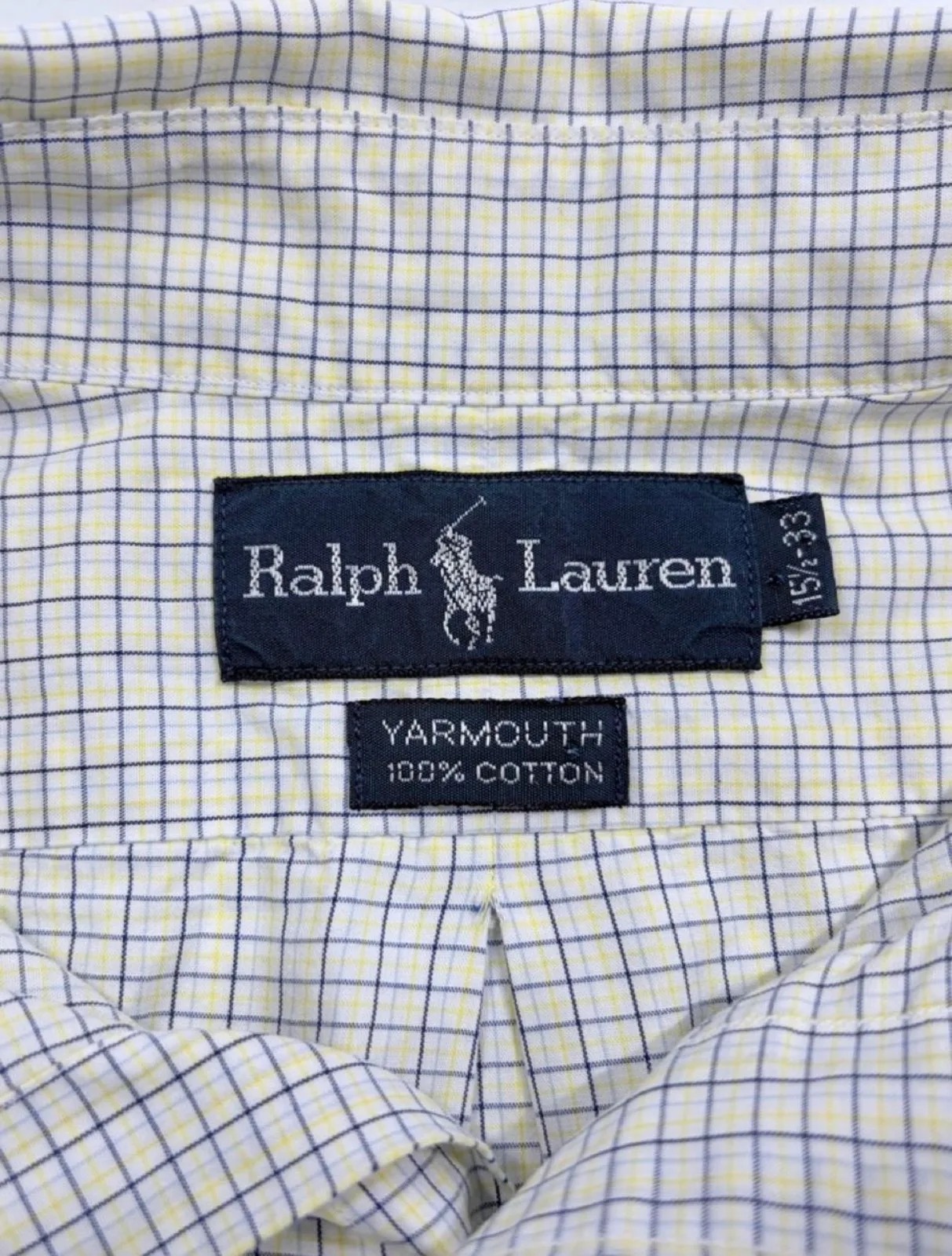 Vintage Ralph Lauren Yarmouth Check Shirt M 15½/33 — photo 4