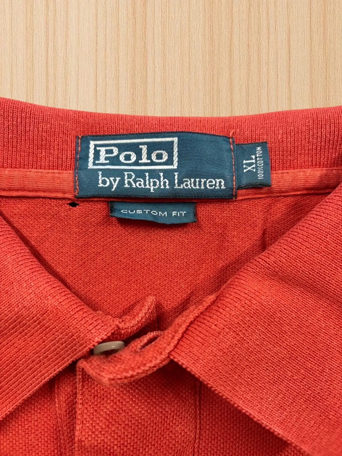 Polo Ralph Lauren Red Custom Fit Polo XL – photo 5