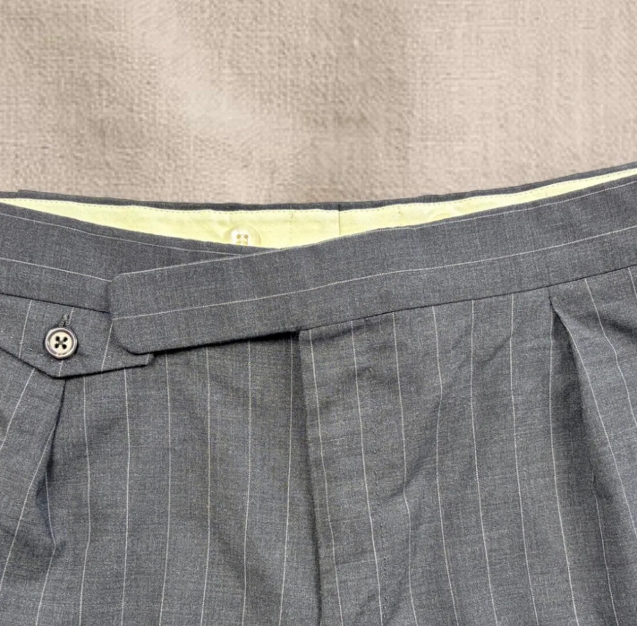 Polo Ralph Lauren Made in Italy Pinstripe Wool Trousers — photo 2