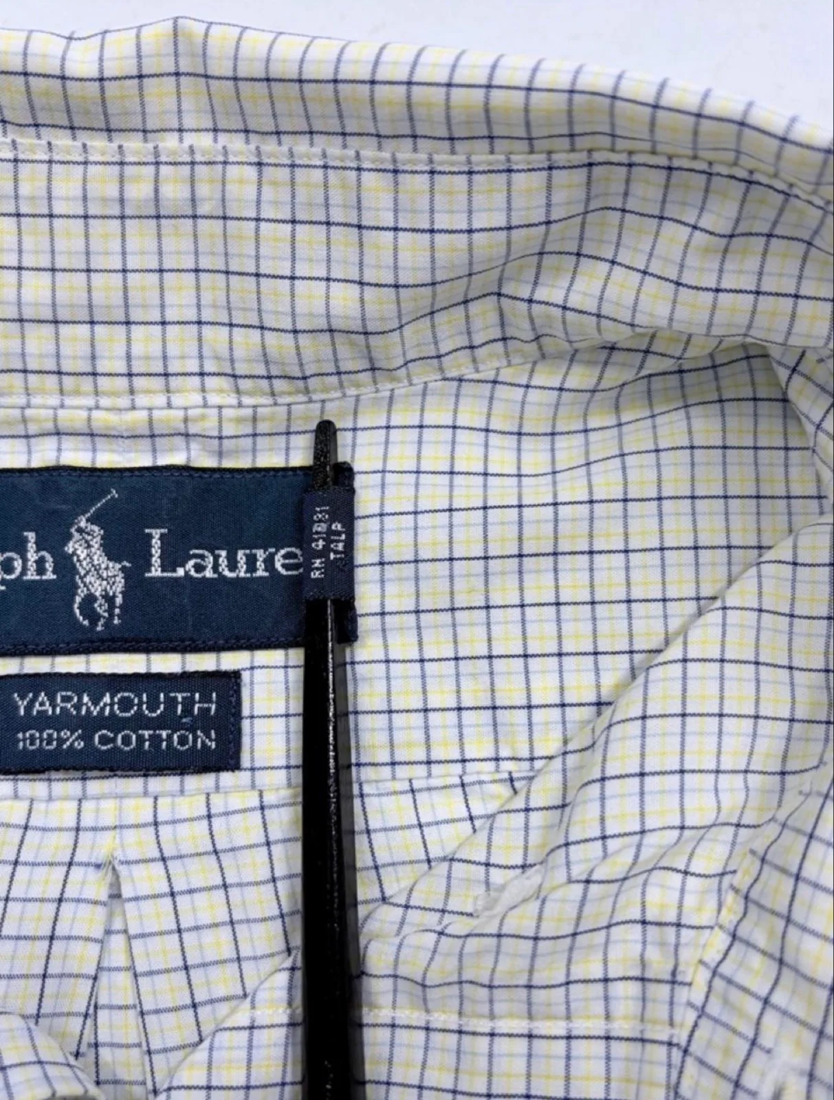 Vintage Ralph Lauren Yarmouth Check Shirt M 15½/33 — photo 5