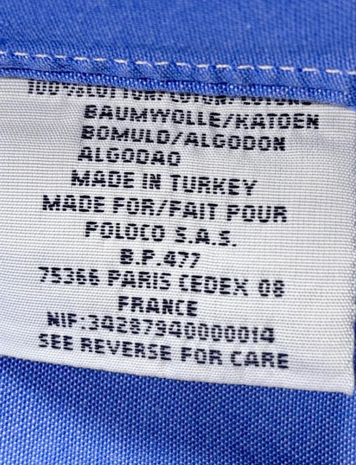 Vintage Polo Ralph Lauren Yarmouth Blue Oxford Shirt 16 / L — photo 6