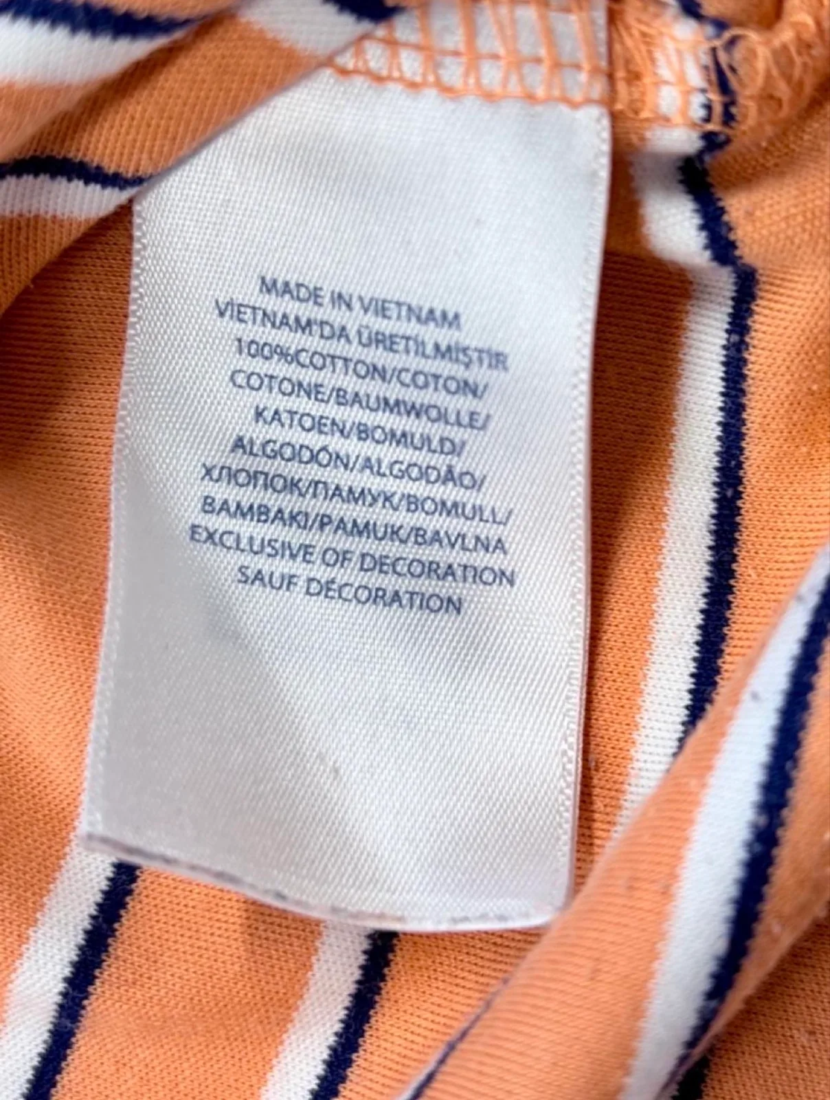 Polo Ralph Lauren Pima Soft Touch Peach Stripe Polo XL | Premium Cotton — photo 7
