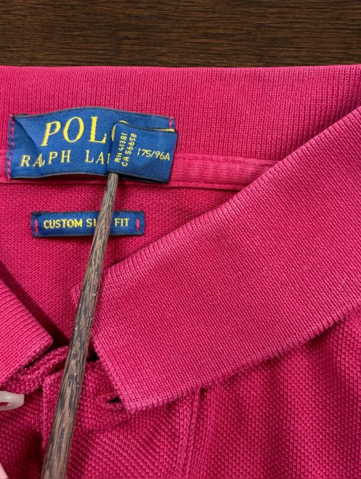 Polo Ralph Lauren Polo Bear Red Custom Slim Fit Polo M — photo 7