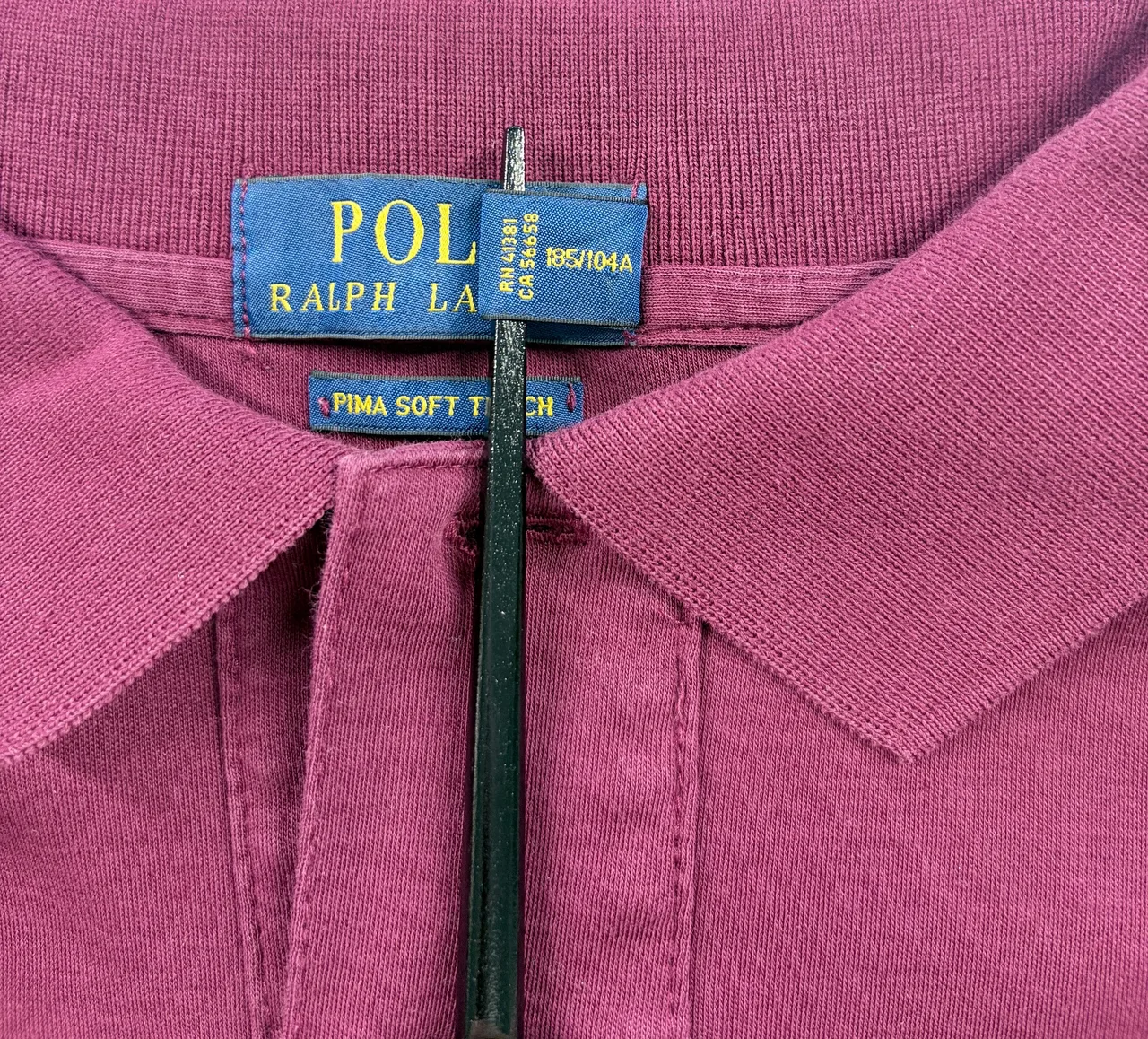 Polo Ralph Lauren Pima Soft Touch Polo XL Burgundy – photo 8