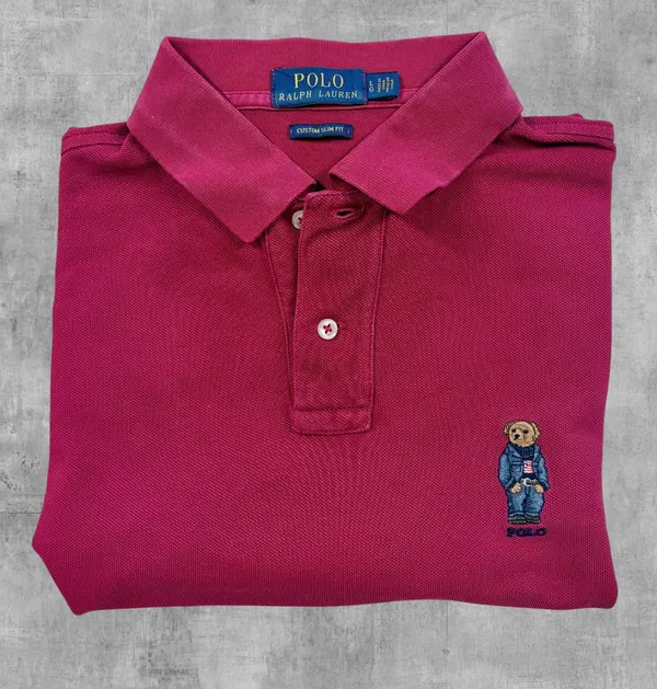 Polo Ralph Lauren Polo Bear Red Polo Shirt L