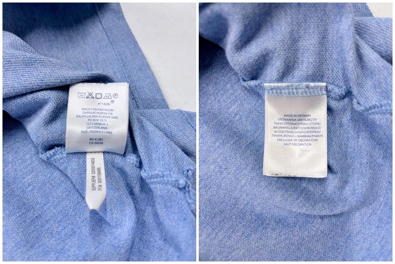 Polo Ralph Lauren Light Blue Piqué Polo Shirt Yellow Pony L – photo 8