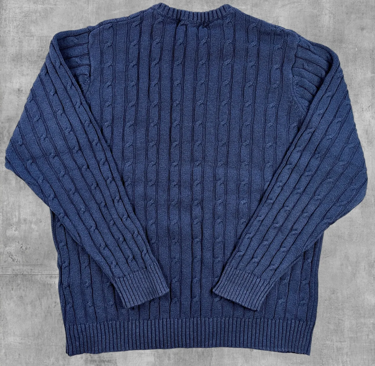 Polo Ralph Lauren Navy Cable Knit Jumper L – photo 4