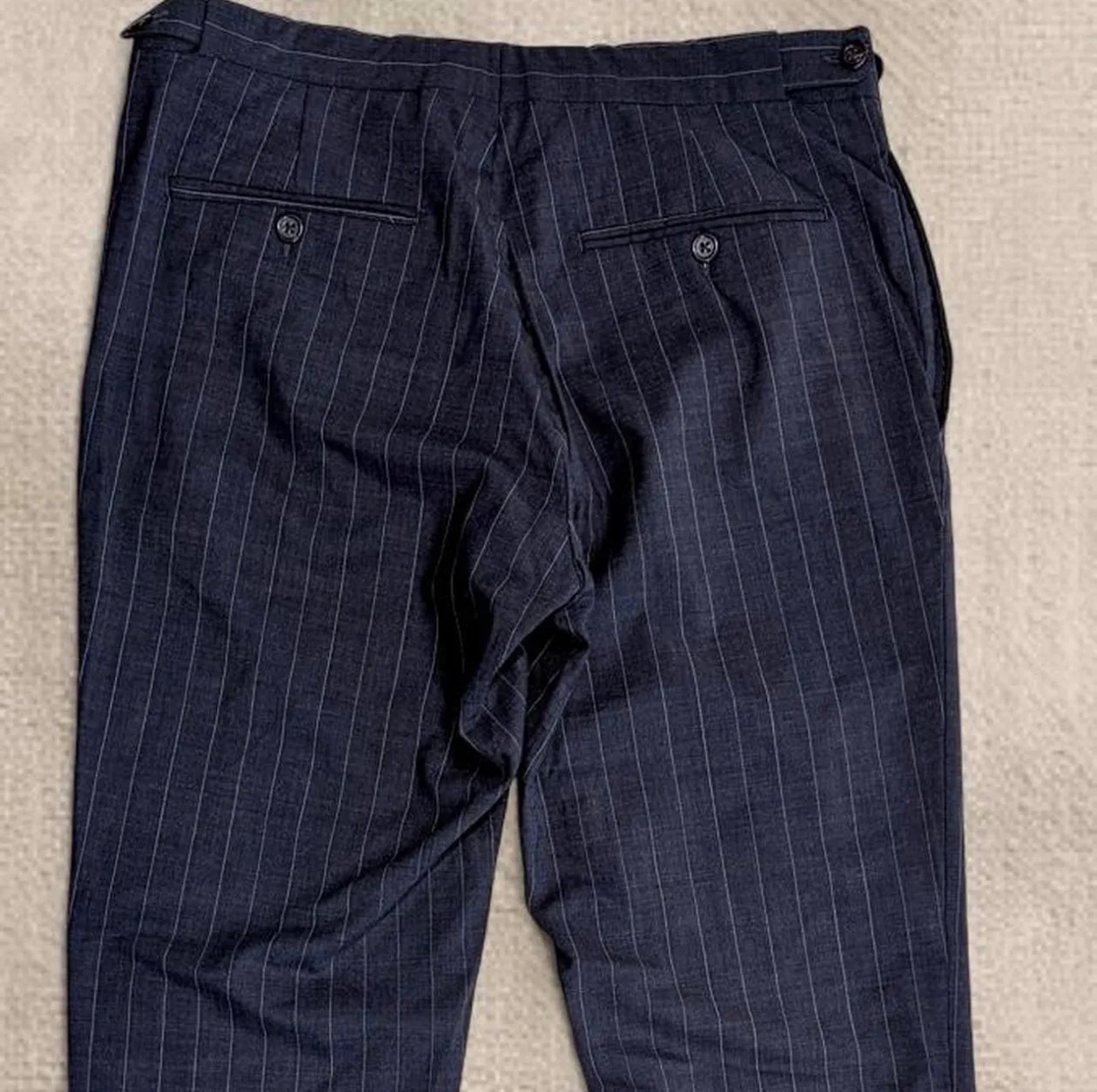 Polo Ralph Lauren Made in Italy Pinstripe Wool Trousers — photo 4