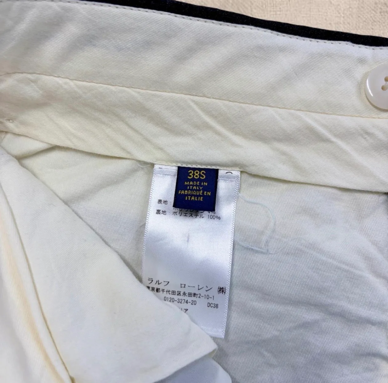 Polo Ralph Lauren Made in Italy Pinstripe Wool Trousers — photo 7